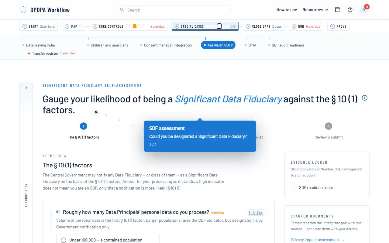 SDF assessment demo