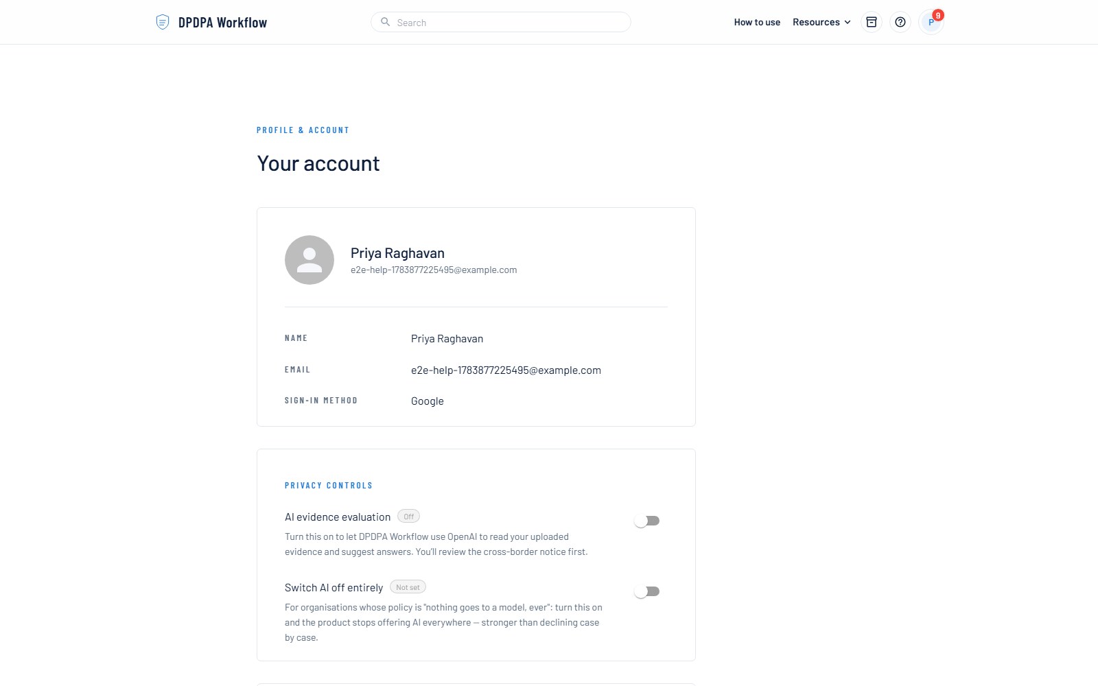 Workspace members & roles — screenshot